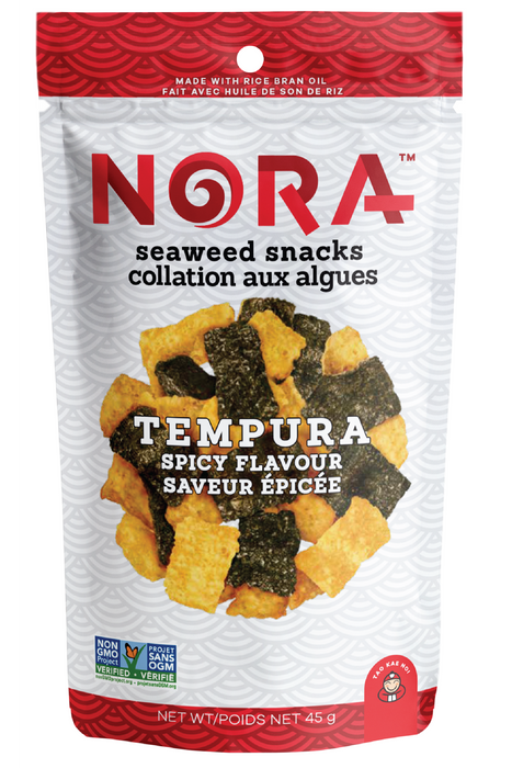 Nora Seaweed - Tempura Seaweed Spicy, 45 g