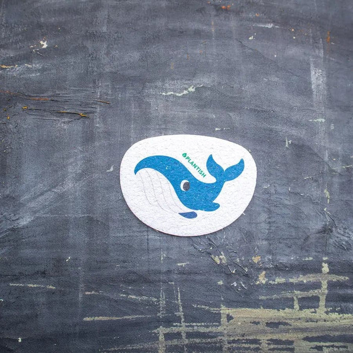 Plantish - Pop-Up Sponge - Whale, Each