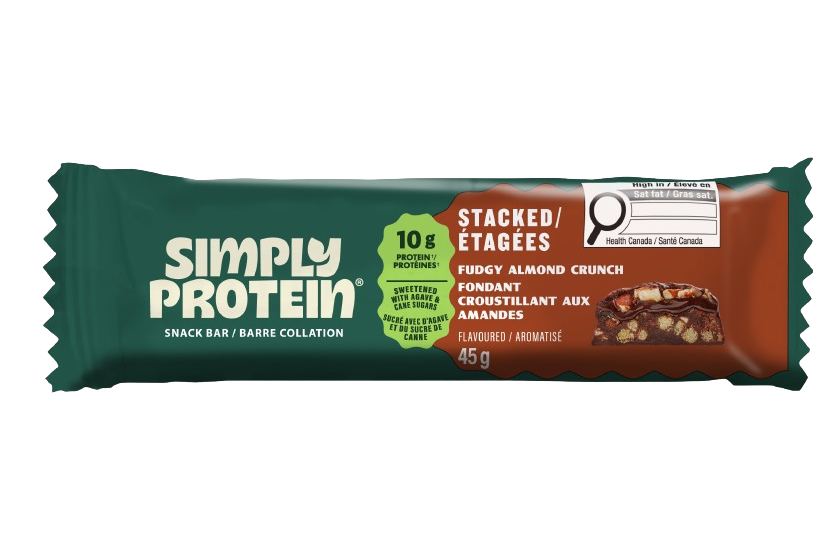 Simply Protein - Stacked Bar Fudgy Almond Crunch, 45 g