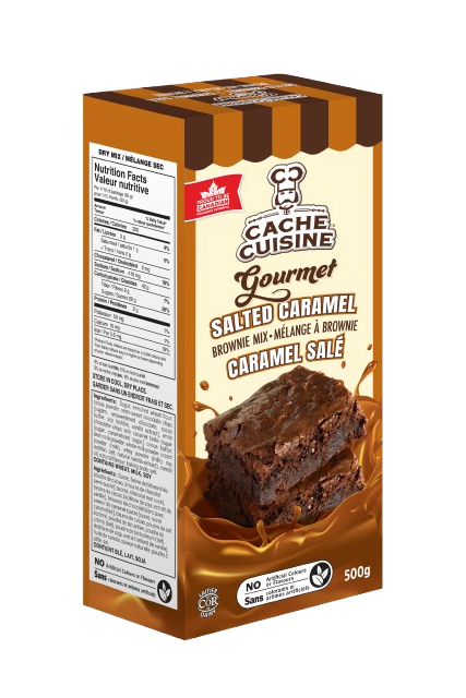 Cache Cuisine - Salted Caramel Brownie Mix, 500 g