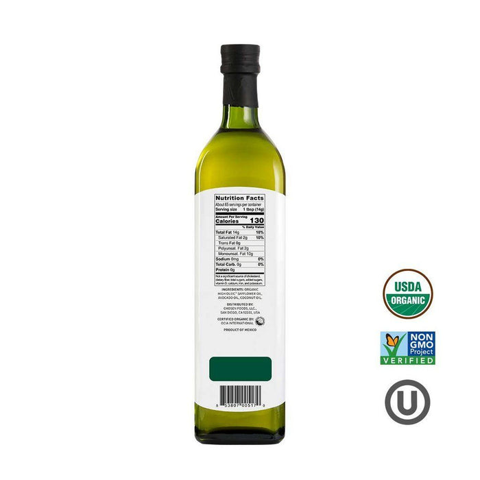 Chosen Foods - Organic Chosen Blend Oil, 750 mL
