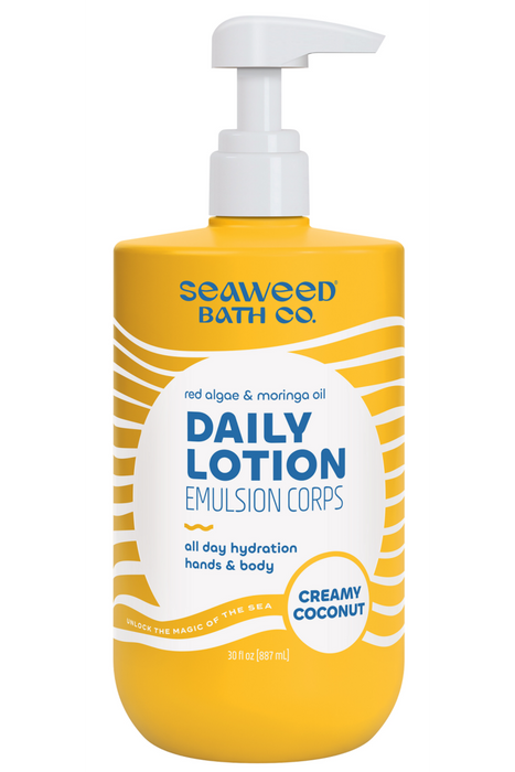 Seaweed Bath Co. - Daily Lotion - Creamy Coconut, 887 mL