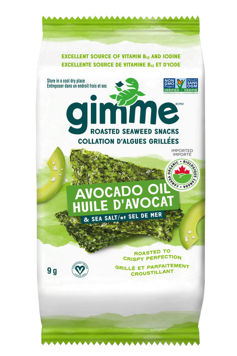 Gimme - Roasted Seaweed - Sea Salt & Avocado Oil, 9 g