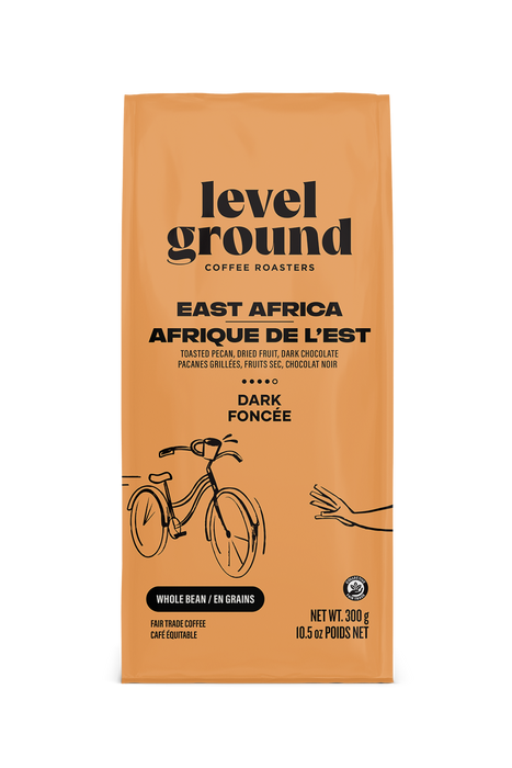 Level Ground Trading Ltd. - East Africa Dark Roast - Bean, 300 g