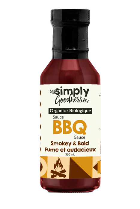 Simply Goodness - Organic Smokey & Bold BBQ Sauce, 350 mL