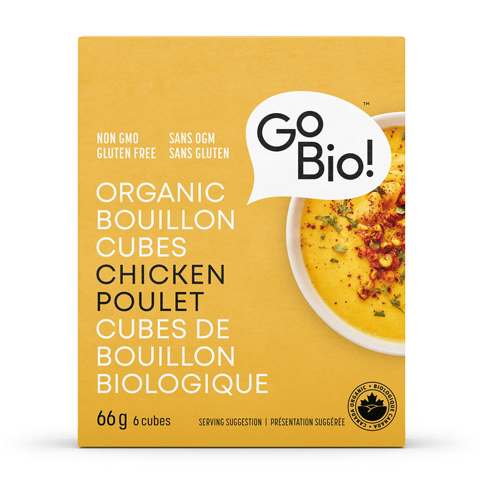 GoBio - Organic Chicken Bouillon Cubes, 66 g