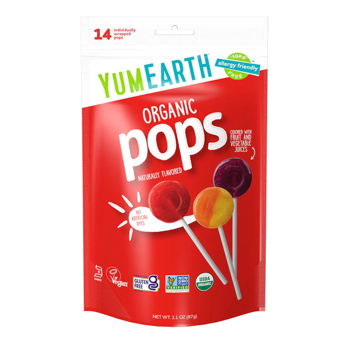 Yum Earth - Organic Fruit Pops, 241 g