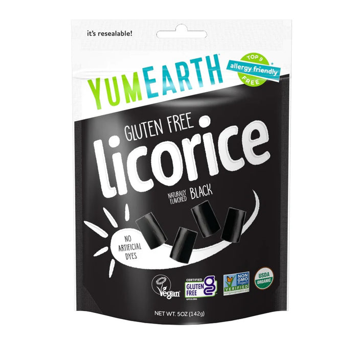 Yum Earth - Organic Licorice Black Licorice, 142 g