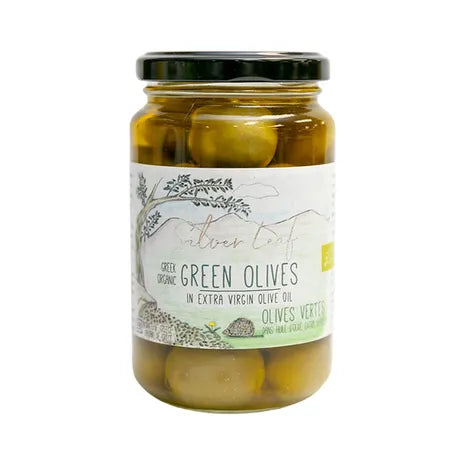 Silver Leaf - Green Olives In Olive Oil, 340 g