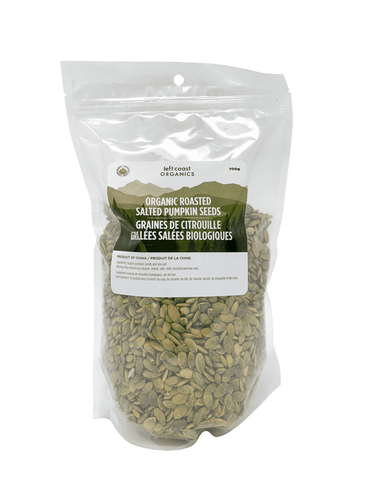 Left Coast Organics - Pumpkin Seeds Roasted Salt, 700 g