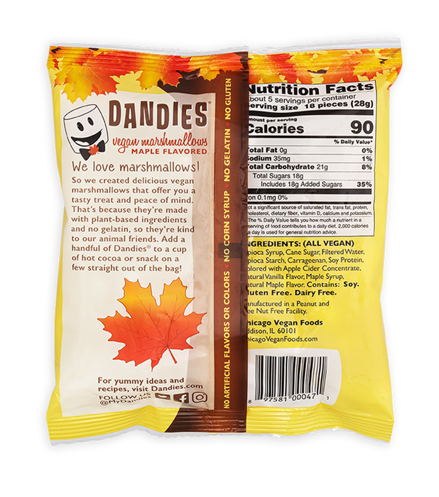 Dandies - Vegan Mini Marshmallows - Maple, 142 g