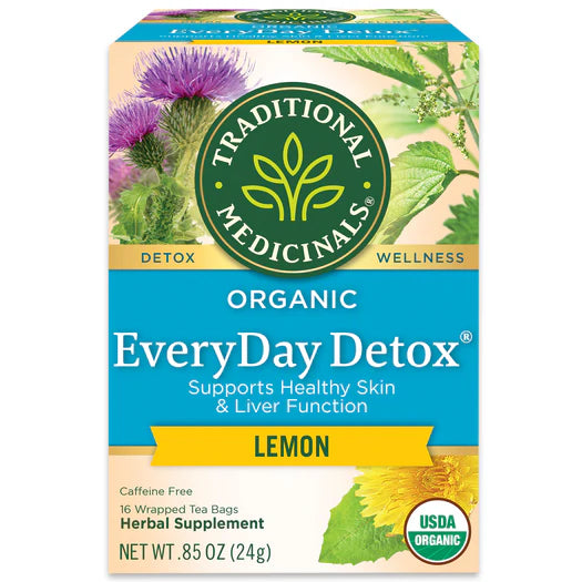 Traditional Medicinals - Everyday Detox Lemon, 16 Count