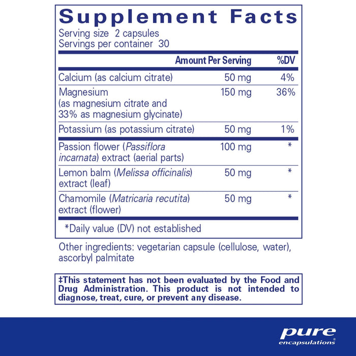 Pure Encapsulations - Tension Formula - Muscle Cramp, 60 Caps