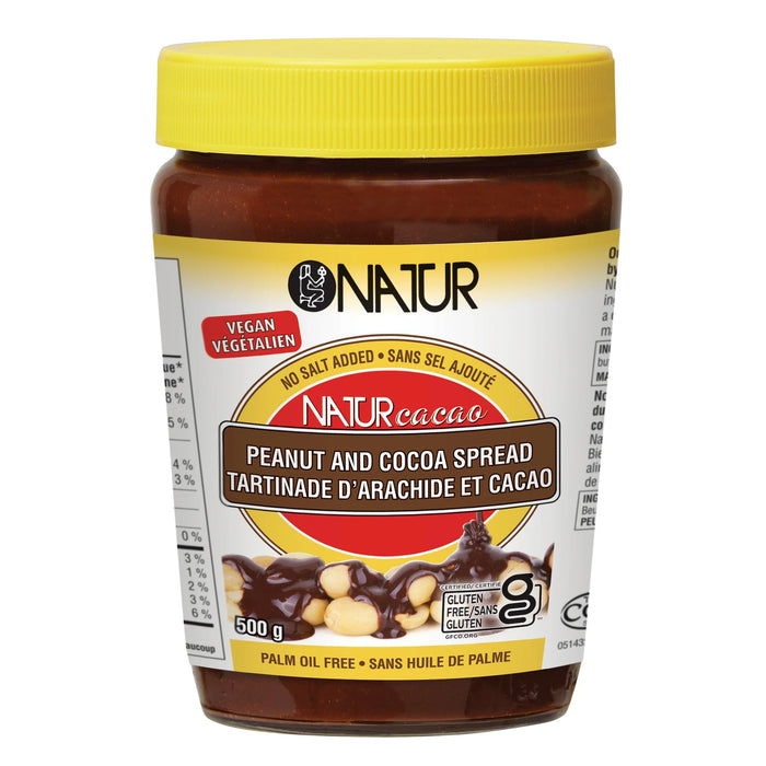Natur - Peanut Butter & Cocoa Spread, 500 g