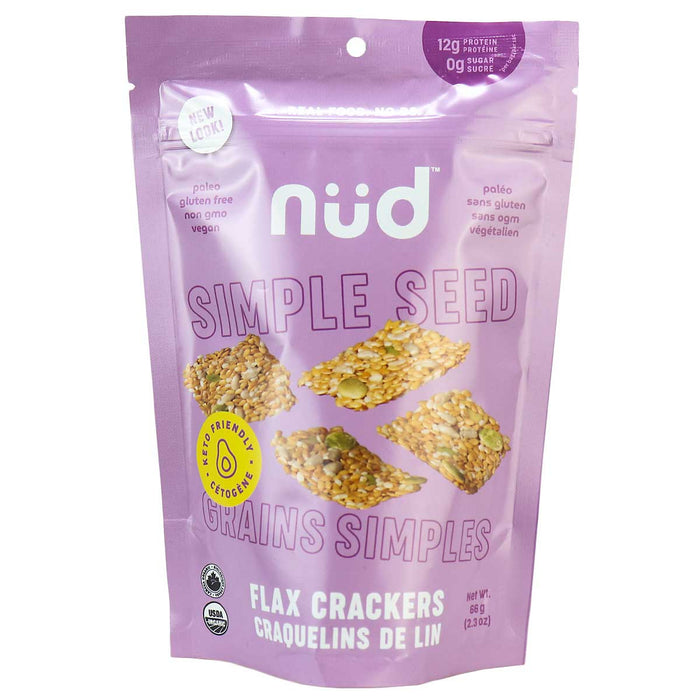 nud fud - Simple Seed Crackers, 66 g