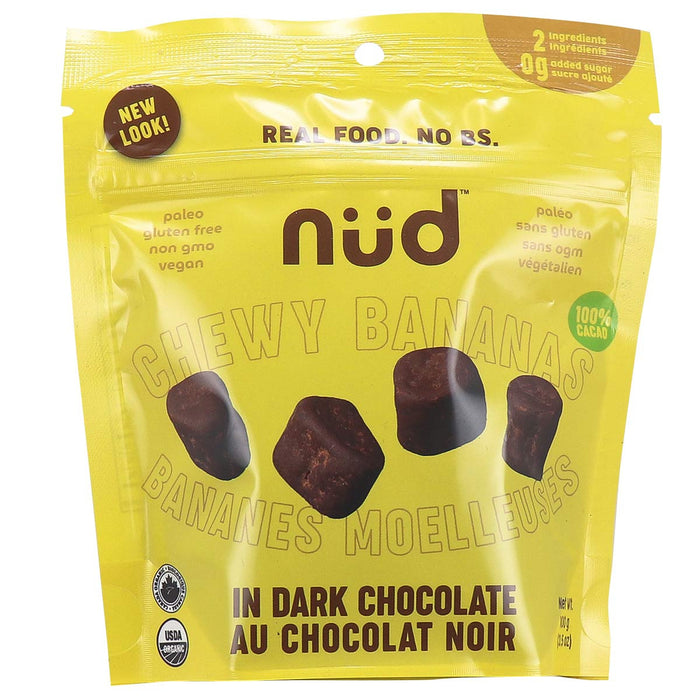nud fud - Chocolate Covered Chewy Banana, 100 g