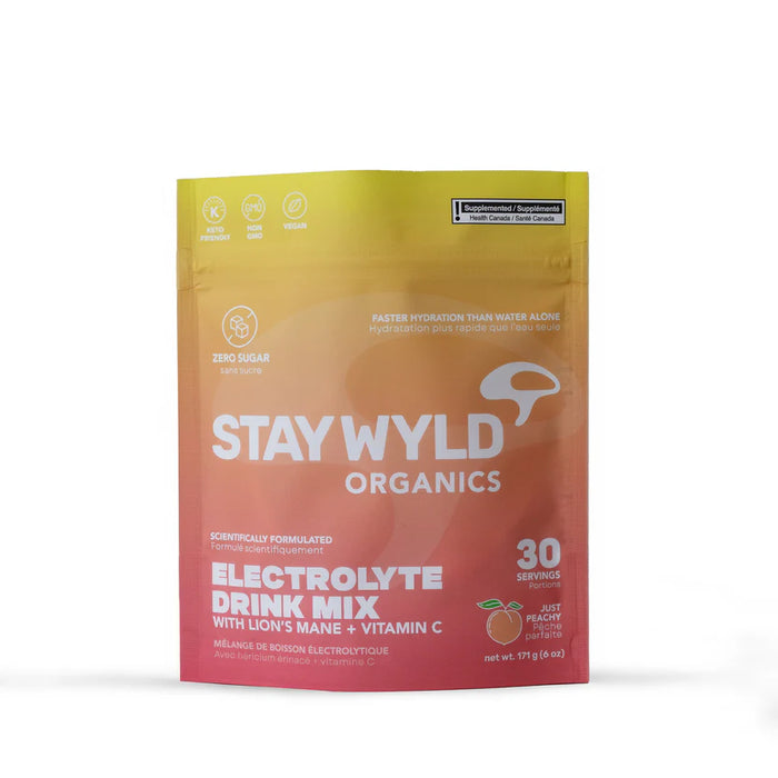 Stay Wyld Organics - Electrolyte Drink - Peach, 171 g