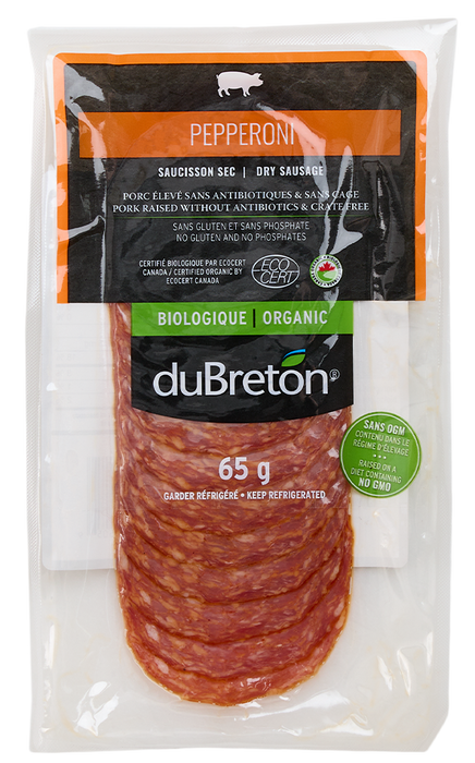 Dubreton - Organic Pepperoni, 65 g