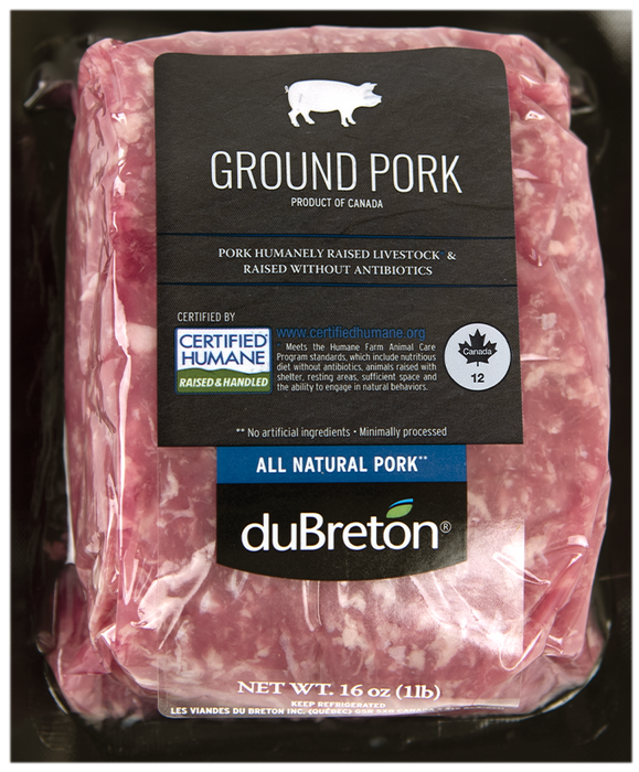 Dubreton - Ground Pork - 85% Lean, 454 g