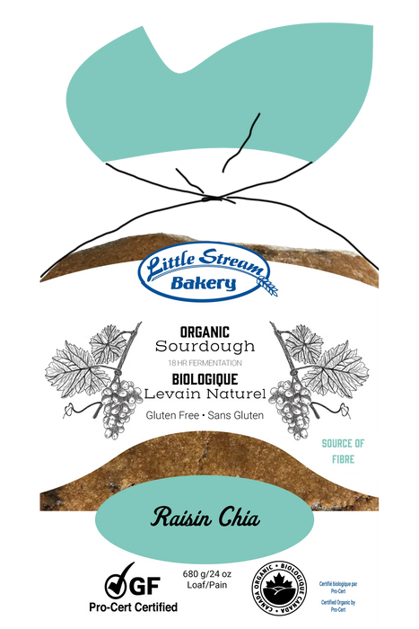 Little Stream - Rice Raisin Chia Loaf, 680 g