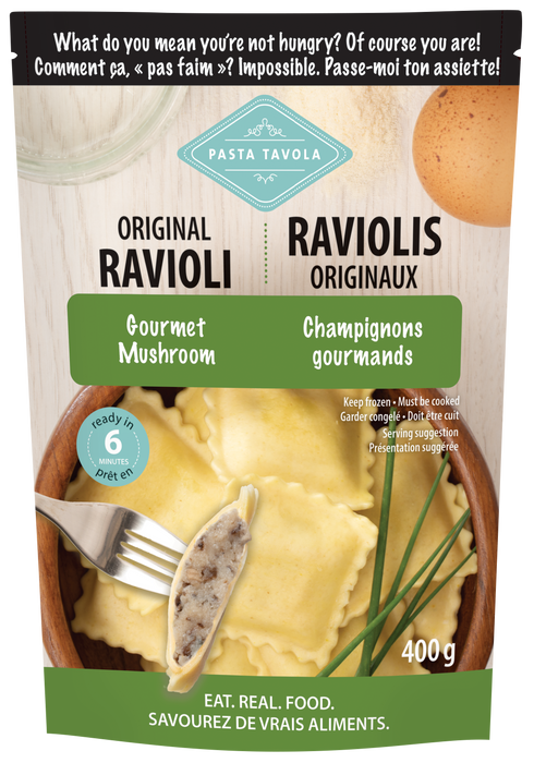 Pasta Tavola - Gourmet Mushroom Ravioli, 400 g