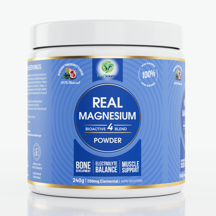 LeafSource - Real Magnesium Bio-Active Powder, 240 g