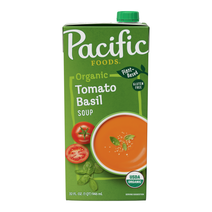Pacific Foods - Tomato & Basil Soup, 946 mL