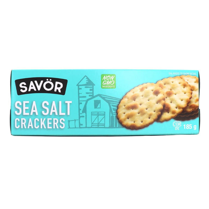 Savor - Crackers - Sea Salt, 185 g