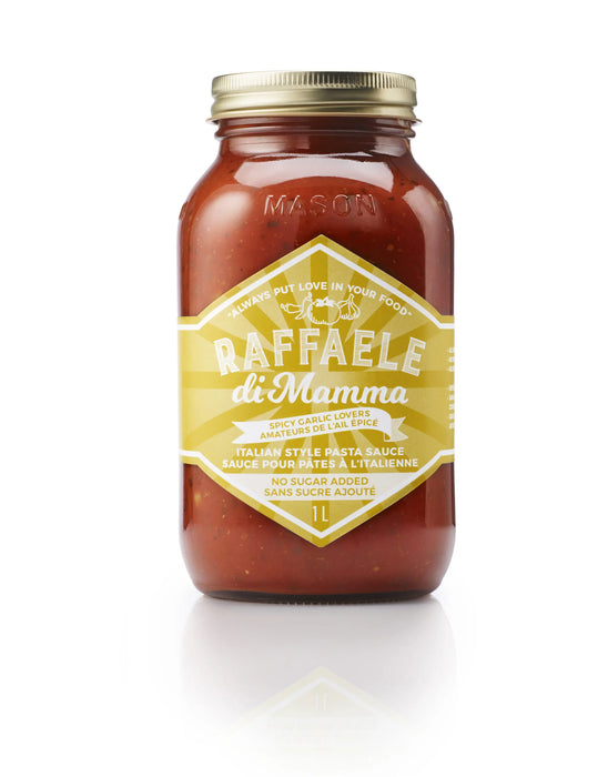 Raffaele di Mamma - Italian Pasta Sauce, Spicy Garlic, 1 L