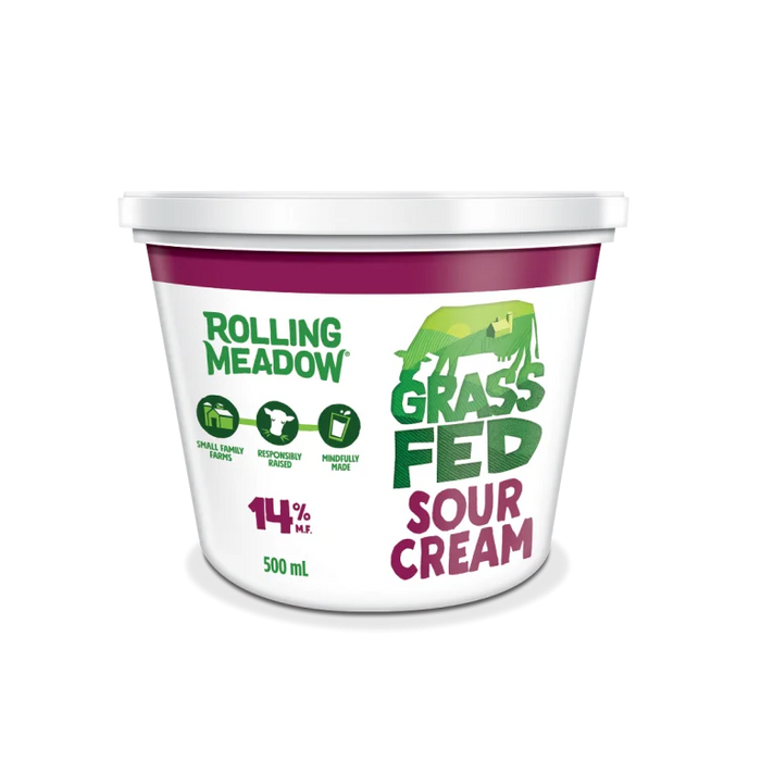 Rolling Meadow - Grass Fed Sour Cream, 500 g