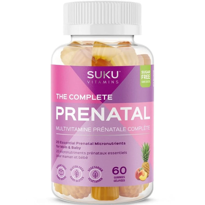 SUKU Vitamins - Complete Prenatal Multivitamin, 60 Gummies