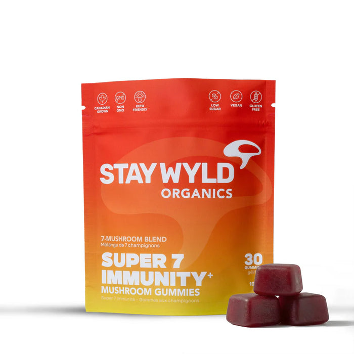 Stay Wyld Organics - Super 7 Immunity + Gummy, 30 Gummies