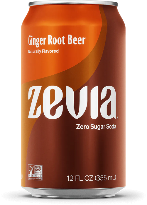 Zevia - Ginger Root Beer, 354 mL