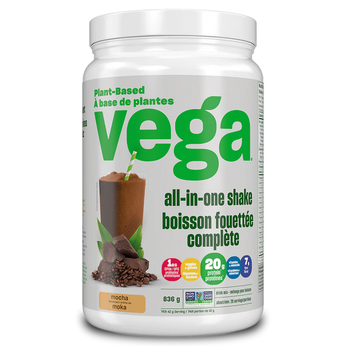 Vega - All-In-One Nutritional Shake, Mocha, 836 g