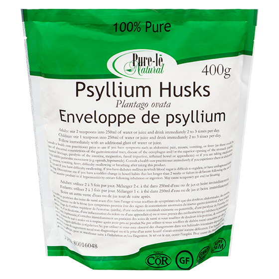 Pure-le Natural - Psyllium Husks Whole, 400 g