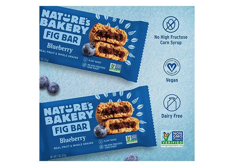 Nature's Bakery - Blueberry Fig Bars, 6x57 g