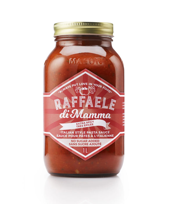 Raffaele di Mamma - Italian Pasta Sauce, Extra Spicy, 1 L