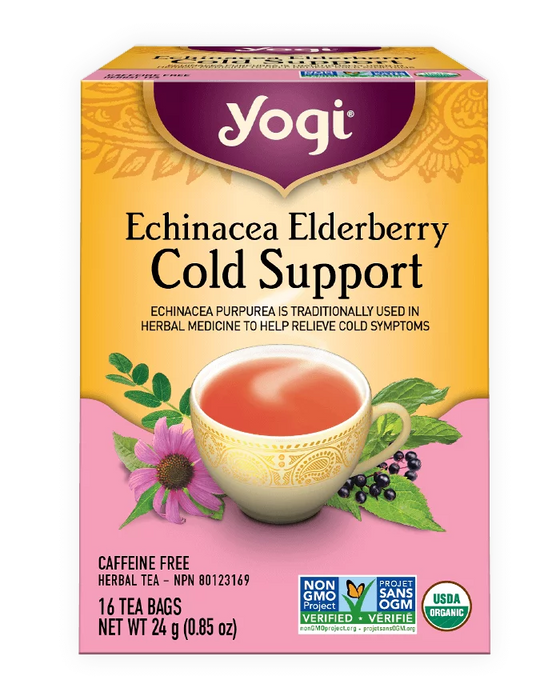 Yogi - Echinacea Eldrberry Cold Support, 16 Count