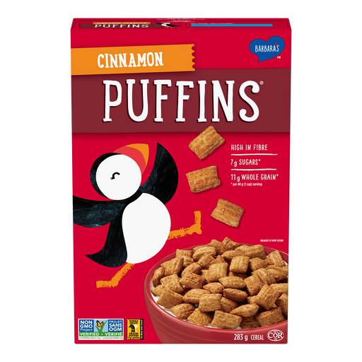 Barbara's Bakery - Cinnamon Puffins Cereal, 285g