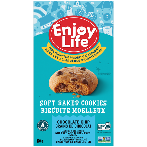 Enjoy Life - Soft Baked Cookies, Chocolate Chip, 170g