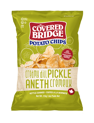 Covered Bridge - Creamy Dill Potato Chips, 170g