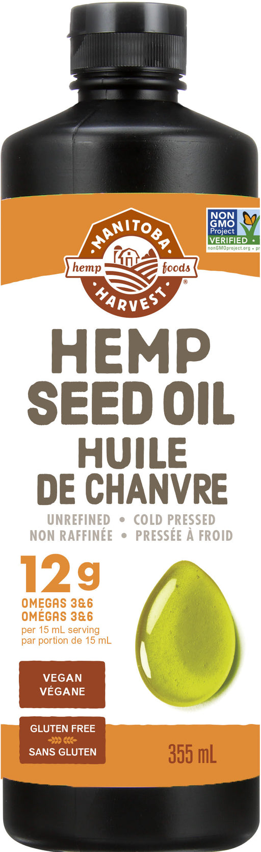 Manitoba Harvest - Hemp Seed Oil, 355ml