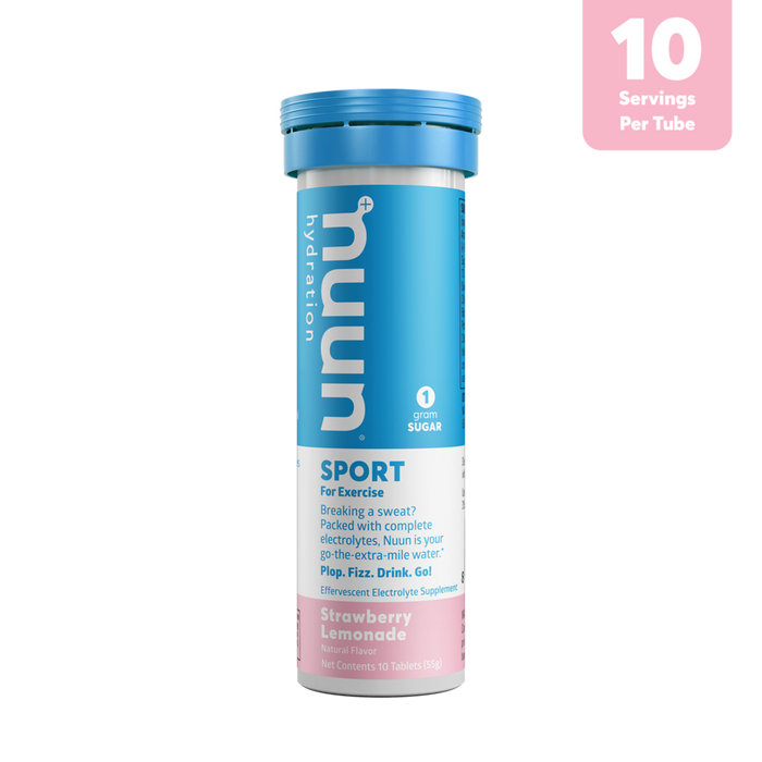 Nuun- Sport, Strawberry Lemonade 10 tablets
