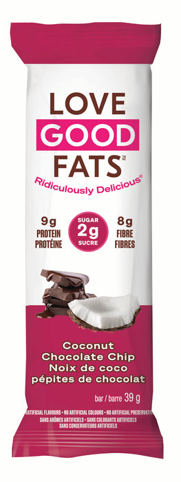 Love Good Fats - Coconut Chocolate Chip Bar, 39g