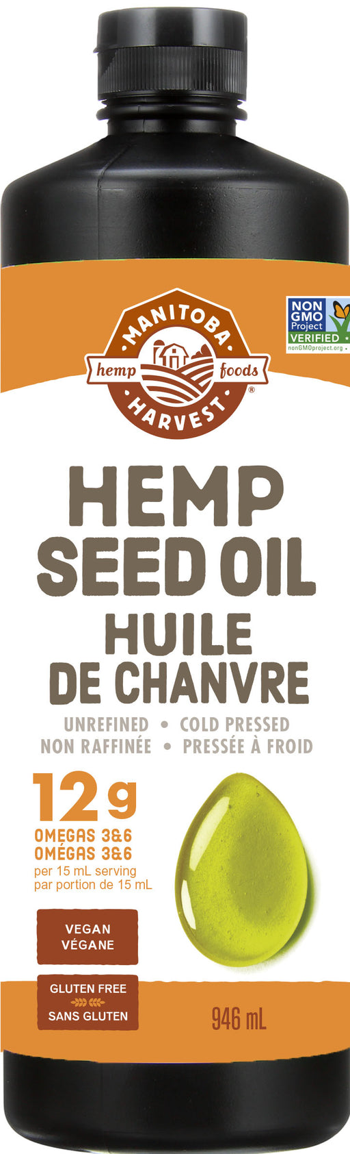 Manitoba Harvest - Hemp Seed Oil, 946ml