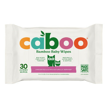 Caboo - Bamboo Aloe Baby Wipes, 30 Count