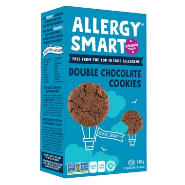 AllergySmart - Cookies Double Chocolate, 168g