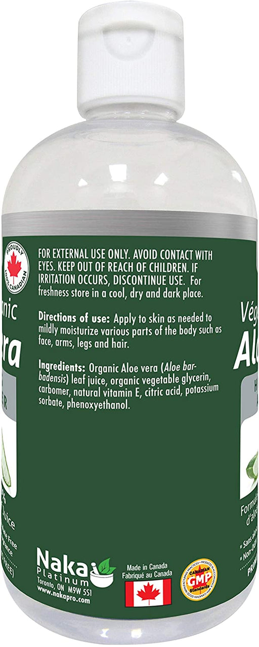 Naka Platinum - Organic Aloe Gel, 340ml