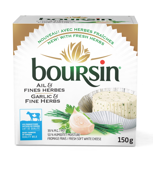 Bel Boursin - Boursin Cheese Garlic & Fine Herbs, 150g