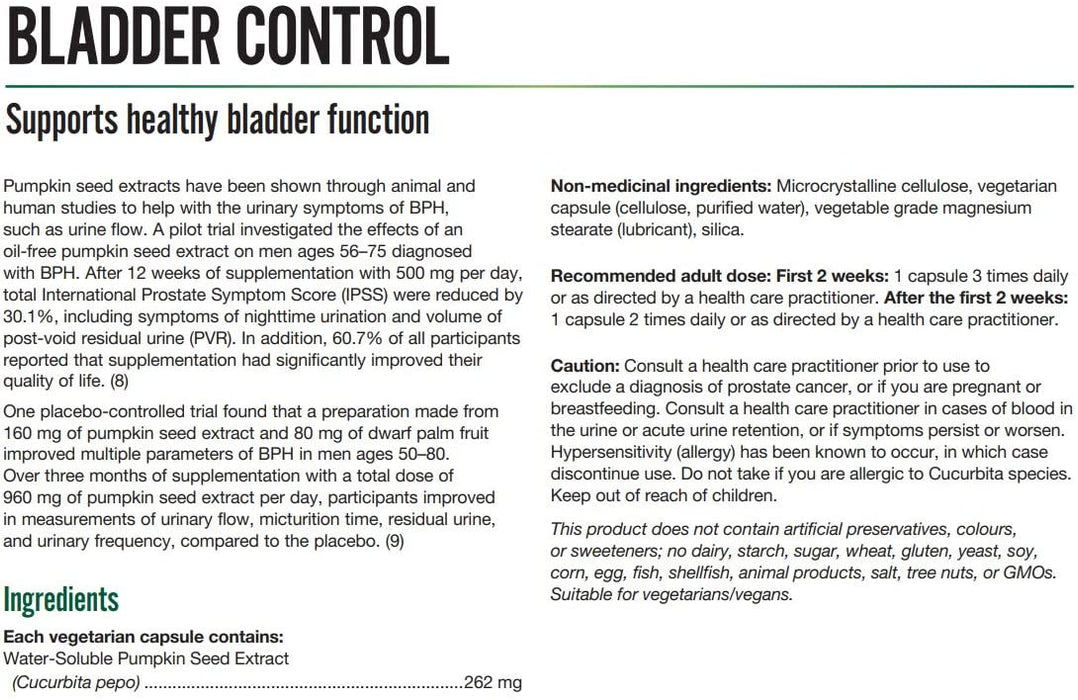 Ultimate - Bladder Control, 60 VCaps